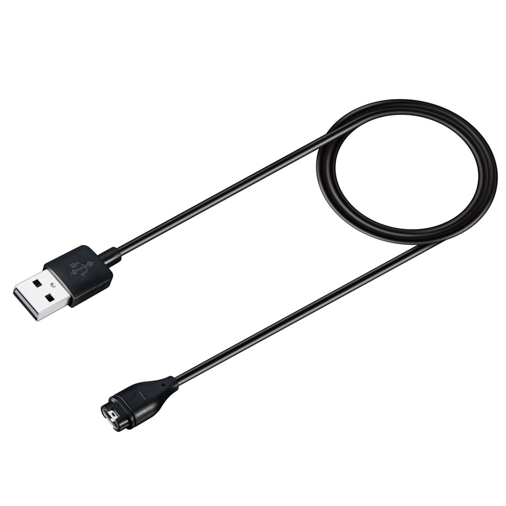Black 1Meter Data Cable Data and USB Charging Cable for Garmin Approach S2 S4 fenix5 5S 5X