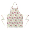thumbnail image 2 of Pioneer Flower Floral Print Pattern Apron for Women and Men, Cotton Linen Waterproof with Pockets, Adjustable, 33x27 Inch for Kitchen, Gardening, BBQ, Salon, 2 of 6
