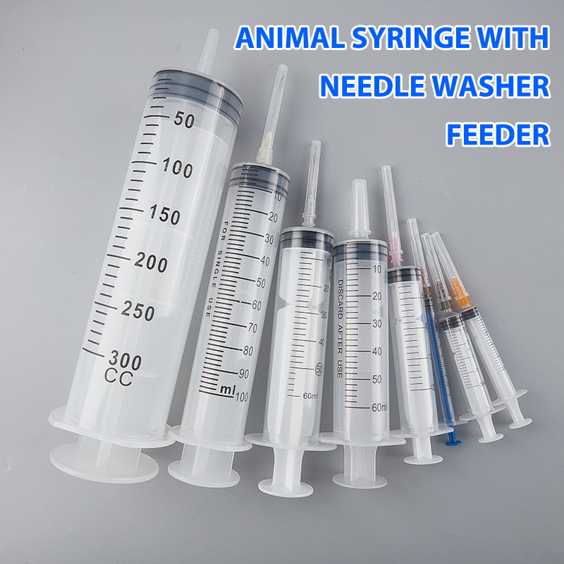 Wall Clock Oiling 3-10cc Syringes with Stainless Steel Applicators 