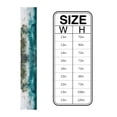 thumbnail image 6 of Table Runner Dresser Scarves 90 Inch Long, Modern Abstract Turquoise Oil Painting Art Linen Dining Table Runners Ocean Geometric Watercolor Tabletop Scarf for Wedding Holiday Party Kitchen, 6 of 7