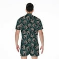 thumbnail image 2 of Shar Pei Face Pattern Short Sleeve Men'S Rompers Casual Summer Jumpsuits Outfit, 2 of 4