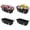 Black & White, variant on Deck Railing Planter Box 4 Pack Window Boxes Planters with Adjustable Brackets, 17 Inch Hanging Flower Pots for Plants for Front Porch, Garden Fence, Apartment Patio Balcony Decor
