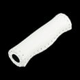 thumbnail image 5 of Pair Universal Faux Leather Retro Handlebar Grips Cover Protector for Mountain Bike Road Bicycle White, 5 of 8