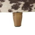 thumbnail image 3 of The Pioneer Woman Harper Round Storage Ottoman, Cowhide, 17.72 in, 3 of 10