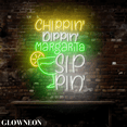 thumbnail image 4 of Glowneon Chippin Dippin Margarita Sippin Neon Sign For Bar Pub Decor, 4 of 5