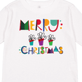 thumbnail image 4 of Inktastic Merry Christmas Holiday Gift Boys or Girls Long Sleeve Toddler T-Shirt, 4 of 5