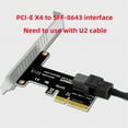 thumbnail image 6 of Pcie to SFF 8643 4X/8X Adapter Card 2 U.2 Port Card for Nvme SSD Converter Hard Disk xc2860, 6 of 6