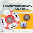 thumbnail image 2 of Open Box Swimline Super Chill Vinyl with Nylon Mesh Single Seat Pool Float, 2 of 7
