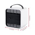 thumbnail image 2 of POINTERTECK Air Cooling Fan Portable Desktop USB Powered Rechargeable Electric Fan  Pink white, 2 of 9