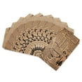 thumbnail image 3 of 300 Qty 4" x 6" Decorative Flat Paper Gift Bags - Newsprint Pattern on Brown Kraft Bags - for Sales/Treats/Parties Cookies/Gifts - N'icePackaging, 3 of 8