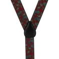 thumbnail image 3 of SuspenderStore Paisley Suspenders - 1.38-Inch Wide Elastic - Button - 4 Colors & 2 Sizes, 3 of 4