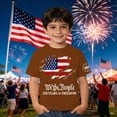 thumbnail image 2 of Gunia Kids Boys 250 Anniversary Shirt Short Sleeve 4Th Of July Independence Day Flag Patriotic Casual Crewneck Tops Tee Breathable T Shirt For Toddler To Teen 1-13 Years, 2 of 4