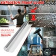 thumbnail image 3 of Película transparente para ventana de 20 cm x 2 m, película de vidrio templado irrompible, protección de vidrio transparente, película resistente a explosiones, película para ventana con filtro de, 3 of 8