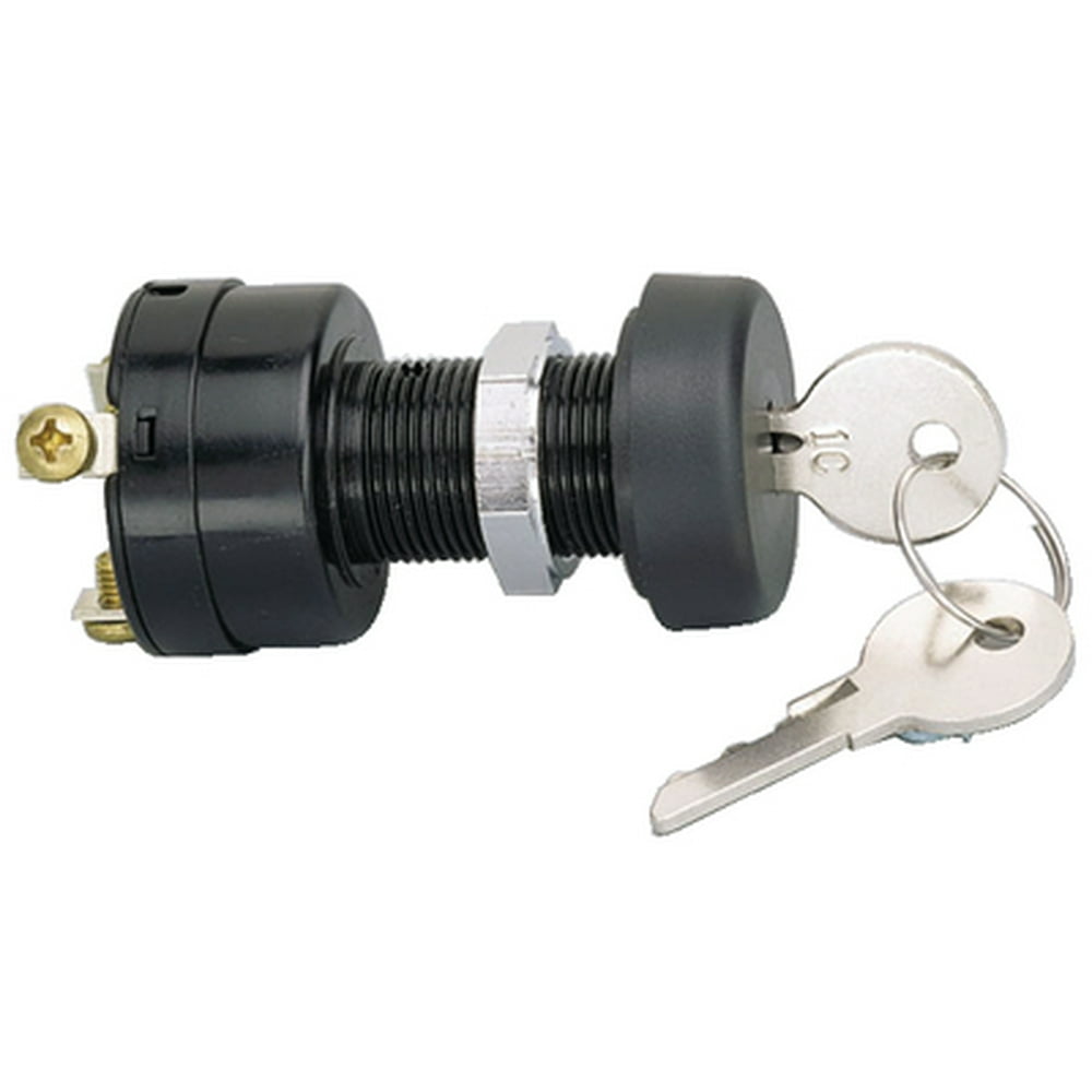 Cole Hersee Switch Rotary 3 Position Ignition Key SCW M850BX Walmart