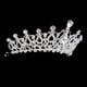 thumbnail image 2 of FELTECHELECTR Diadema/Diadema/Tiara con cristales y cristales decorados con diamantes de imitación para novias (plateada), 2 of 6