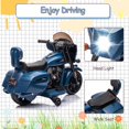 thumbnail image 3 of 6V Kids Ride On Motorcycle, Electric Ride On Motorcycle with Training Wheels, Horn, Headlight, Max Load 60lbs, Electric Battery Powered Ride On Bike Gift for Children Boys Girls, 3 of 9