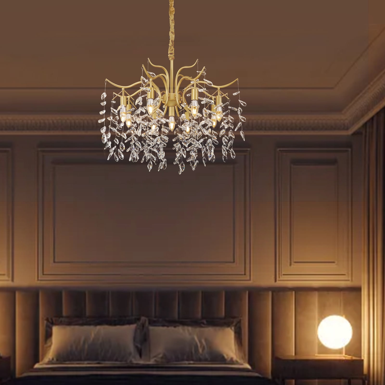 Gold Chandelier Lighting Fixtures Living Room Ceiling Light Fixture Pendant Lighting Chandelier for Home