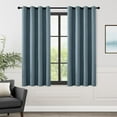 thumbnail image 6 of Blackout Curtains Panels for Living Room, 1 Panel, 50"*40", Microfiber Noise Reducing Thermal, Insulated Solid Ring Top, Blackout Window Drapes _ #01 _ Beige, 6 of 9