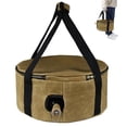 thumbnail image 2 of Bearachild Bolsa de almacenamiento de ollas Lona impermeable para cocinar al aire libre Bolsa de almacenamiento de ollas con diseño perforado Vajilla Almacenamiento y organización del hogar Bearachild HA013631-00, 2 of 6
