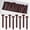 Burgundy Red, variant on 30Pcs 3 Inch Vinyl Shutter Fasteners, Window Shutter Panel Pegs Shutter Screws Lok Pins Plastic Shutter Spike Anchors for Installing Decorative Exterior Wood Aluminum Vinyl Shutter (Federal Brown)