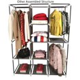 thumbnail image 2 of YOUUD Wardrobe Storage Closet Clothes Portable Wardrobe Storage Closet Portable Closet Organizer Portable Closets Wardrobe Closet Organizer Shelf Wardrobe Clothes Organiz, 2 of 7