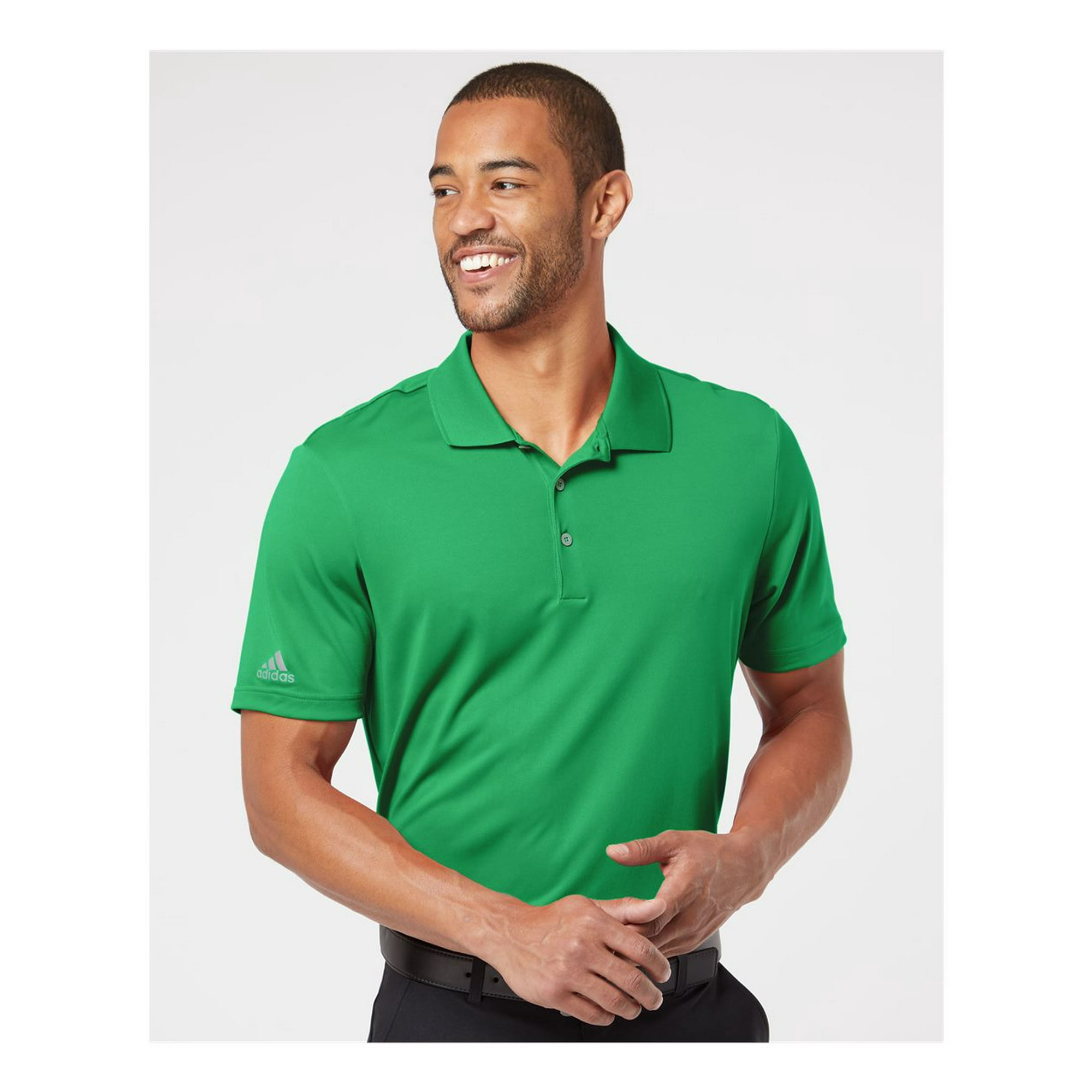 Adidas Mens Performance Polo XL Green