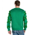 thumbnail image 2 of Tipsy Elves Ugly Christmas Sweater for Men - Gaudy Garland Green Ornament and Tinsel Holiday Sweater, 2 of 4