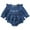 Blue, variant on CAICJ98 Newborn Baby Girl Romper Ruffle Long Sleeve 3D Flower Embroidery Denim Jeans Bodysuit with Heandband Fall Winter Outfit Clothes (Blue,12-18 Months)