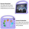 thumbnail image 5 of ELEHOLD Case for iPad 9th/8th/7th Generation, Fun Animal Design EVA Durable Case with Handle & Stand & Strap, Easy Carry for Children,Purple, 5 of 9