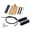 Black Neck 50mm, variant on LOOKSEVEN 12 Color Humbucker Guitar DIY Kit Pickup Bobbin/Ceramic Bar/Cable/Baseplate- Transparent Neck 50mm