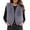 Grey, variant on Gaexia Womens Vest Jacket,Winter Warm Thick Lined Outerwear Vest Jacket with Soft Trim for Cold Weather and Comfortable All Day Wear