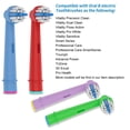 thumbnail image 2 of 8 cabezales de repuesto para cepillo de dientes para niños, compatibles con cepillo de dientes eléctrico Oral B, cerdas suaves y cabezales pequeños para dientes y encías sensibles de los niños, 2 of 8