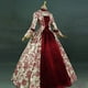 thumbnail image 3 of Vestido de Cosplay de María Antonieta para mujer, manga acampanada Medieval, vestido Formal de fiesta victoriana, bata Floral Gótica Renacentista, talla grande, 3 of 4