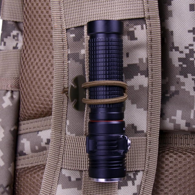 2 unids/lote Molle mochila mosquetón EDC herramienta cuerda elástica correas hebilla Sywqhk Para Estrenar