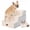 Gray, variant on NAPWAYS Dog Stairs for Small Dogs, 18" H, 4-Step Pet Steps for Bed Couch Sofa and Chair, Non-Slip Balanced Pet Ramp for Injured & Senior Pets with Washable Cover and Durable High Density Foam, Grey