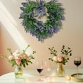 thumbnail image 5 of Tachiuwa Valentine's Day Door Wreath Lavender Wreath Valentines Day Decoration Flower Wreath for Dinner Anniversary Wall Hanging Decor, 5 of 7