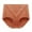 Brown, variant on Joau Women's High Waist Cotton Underwear Full Coverage Briefs Soft Stretch Comfy Ladies Panties Underpants