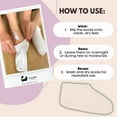 thumbnail image 5 of Eco Bath London Moisturising Socks - 1 Pair, Breathable Soft Foot Moisturiser Socks for Overnight Hydration, 5 of 6