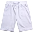 thumbnail image 7 of Real Love Girls Active Shorts Lightweight French Terry Bermuda Shorts with Elastic Waistband, 7 of 7
