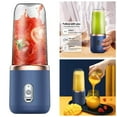thumbnail image 1 of pitrice 400ml 6 Blades Juicer Shakes Blender USB Travel Mini Portable Blender Shakes Home Rechargeable Food Mixer Travel Blue, 1 of 8