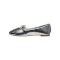thumbnail image 3 of Kensie Girl Little Kids Ballerinas Flats , Silver Met, 4, 3 of 8