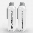 thumbnail image 1 of Smartbottle Large Reusable Water Bottle, Gray, 1000ml / 1L, 2-Pack, 1 of 6