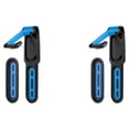 thumbnail image 2 of Thinsony Convenient Wall Mount Bike Rack Vertical Cycling Holder for Easy Bicycle Storage Black Blue 35.5x7.5x17.5cm 2Set, 2 of 6