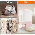 thumbnail image 5 of Lifewit 2-Pack Rice Dispenser 25 lbs, Rice Storage Container Moisture Proof with Measuring Cup, BPA-Free, Pink, 5 of 8