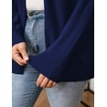 thumbnail image 4 of a.Jesdani Womens Plus Size Cardigans Casual Lightweight Ribbed Open Front Soft Knit Cardigans Sweater M-4XL, 4 of 12