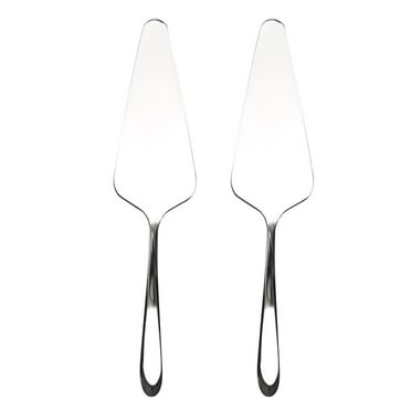 Tanom Cake Server,2Pcs Pie Cake Server Utility Stainless Steel Cake Spatula Professional Shovel Server for Cake Pie Pizza Service