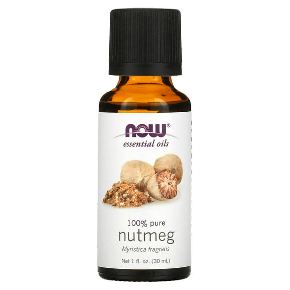 NOW Foods Nutmeg Oil Pure, 1 Fluid Ounce
