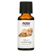 NOW Foods Nutmeg Oil Pure, 1 Fluid Ounce