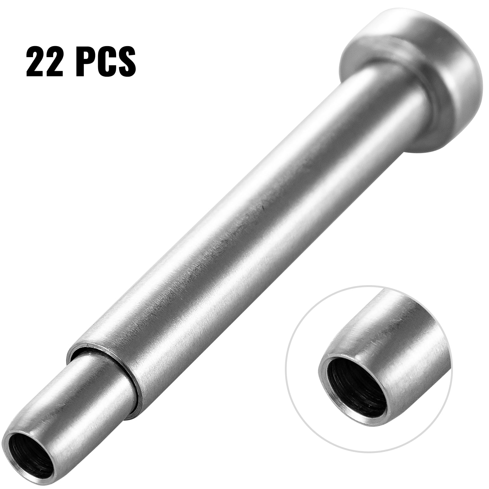 10X Stainless Steel T316  Long End Fitting for Cable Railing for 3/16'' Cable 