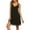 Black, variant on Women's Nightgowns V-Neck Lace Sleeveless Sleepwear Sexy Nightdress Sleepshirt